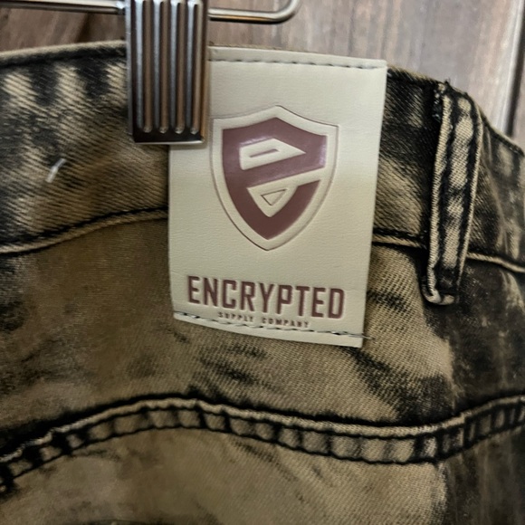 Encrypted Distressed Men Jeans Size 46 - Picture 6 of 6